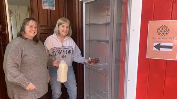 Good news as community fridge opens for people on low incomes