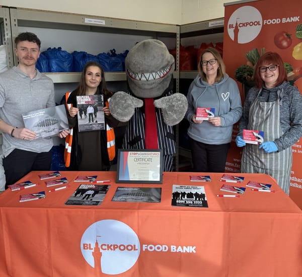 Blackpool Food Bank Scoops National Award For Tackling Loan Sharks