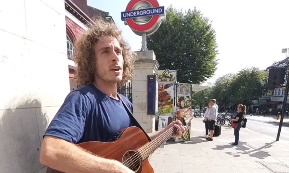 Big-hearted Dan on charity mission to become first person to busk at every London Underground station